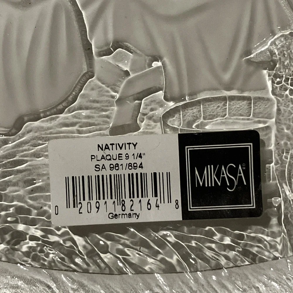 Mikasa NATIVITY SCENE Plaque Plate 9